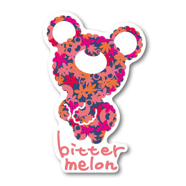 bittermelo Sticker (leaf pink)
