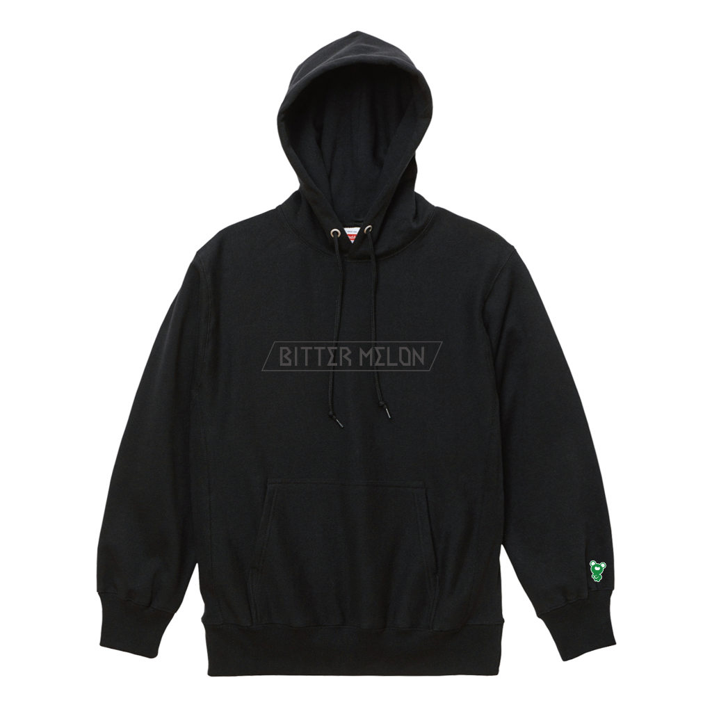 BMフーディー21AW001ブラック – bitter melon ONLINE STORE