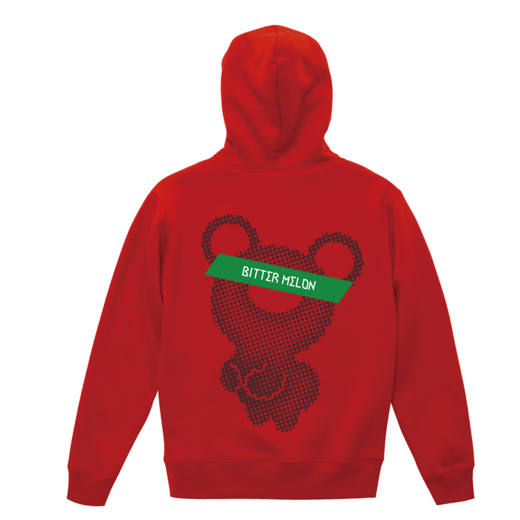 BMフーディー21AW003レッド – bitter melon ONLINE STORE