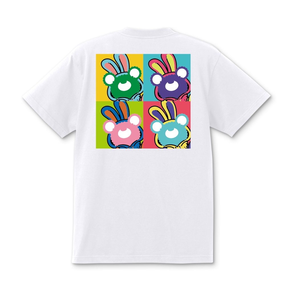 ◆25SS BAUF Moon Rabbit Slim Fit T-Shirt/3色◆ T-SHIRTS(RABBIT) – bitter melon ONLINE STORE