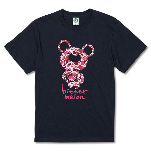 티셔츠007(카무플라 핑크×네이비)